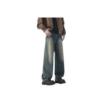 XRXP Jeans Unisex Distressed White Black