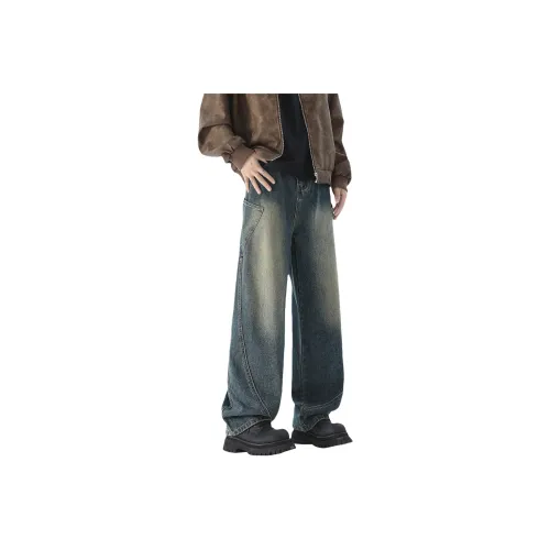 XRXP Jeans Unisex Distressed White Black