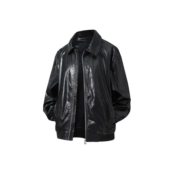 42SPACESHIP Leather Jacket Unisex