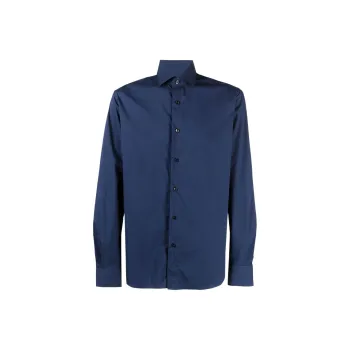 XACUS Cutaway collar Cotton Shirt