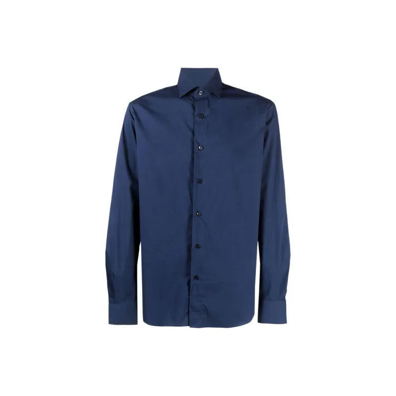 XACUS Cutaway collar Cotton Shirt-0