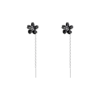 GIFT&CO 999 Fine Silver Drop Earrings Women's