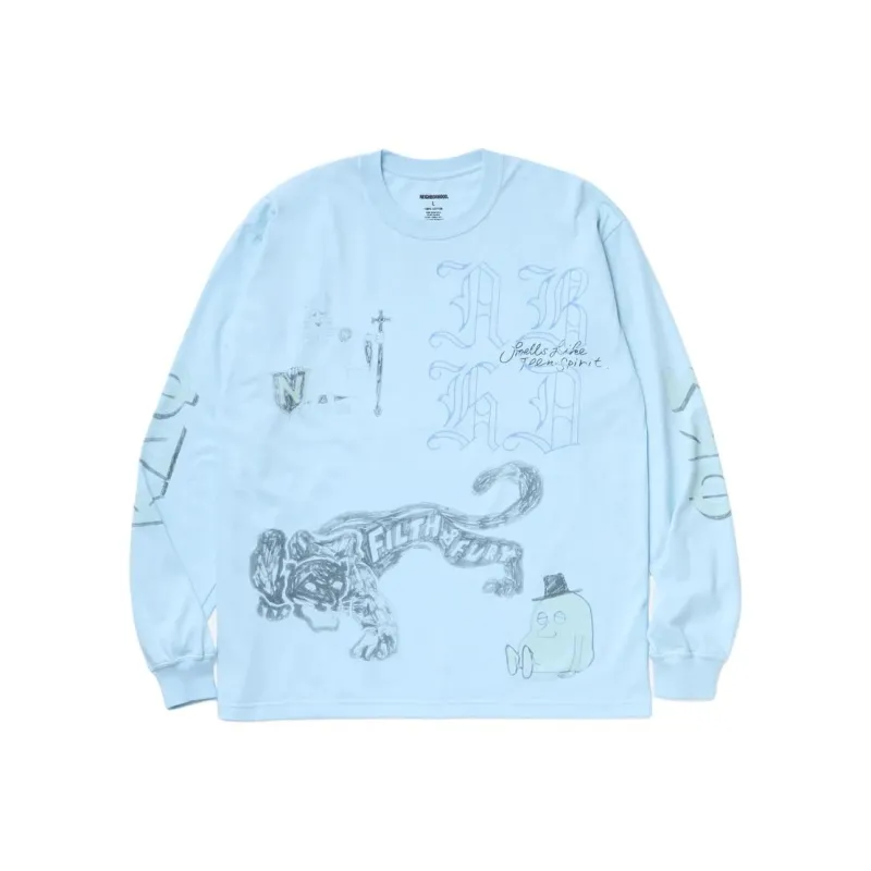 NEIGHBORHOOD Graphic print Long sleeve T shirt-1