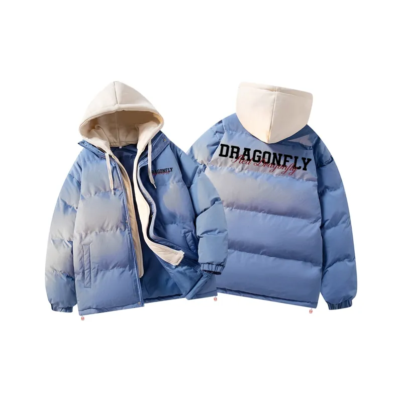 RED DRAGONFLY Puffer Jacket Unisex-11