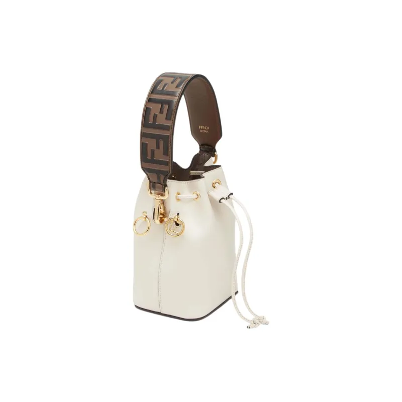 FENDI Calfskin Bag Strap Women's Brown Multicolor-1