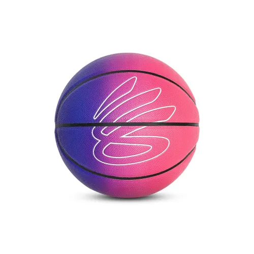 Under Armour CURRY 395 Gradient Collection PU Basketball Gradient Purple Pink Size 7 Ball Training Unisex