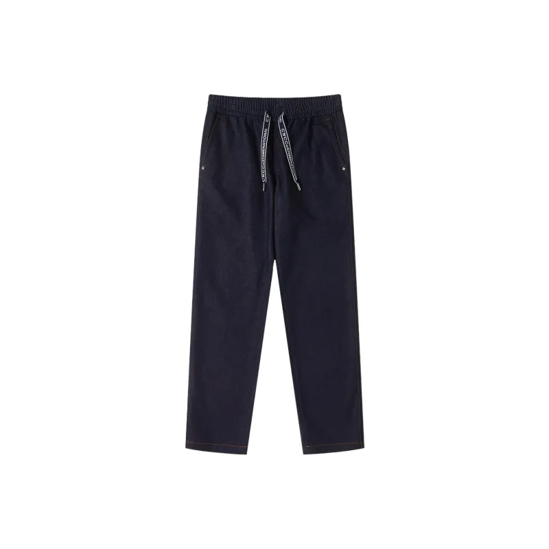 C'N'C Rhythm Party Series Washable Jeans Men's Denim Blue-0