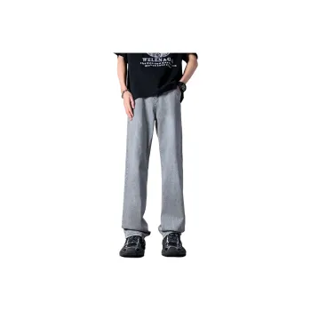 WARNING LIGHT Jeans Unisex Smoke Gray