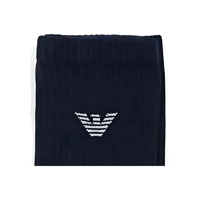 EMPORIO ARMANI SS23 Knee High Socks Women's 1 Pack Dark Blue-1