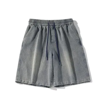 LTIFONE Denim Shorts Unisex Blue
