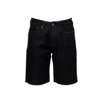 EVISU Denim Shorts Men Black