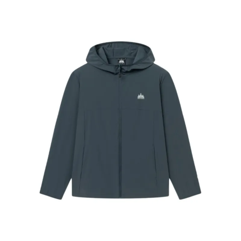 361° Trench Coat Men's Crow Cyan Gray-0