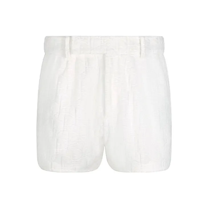 DIOR Quarterly New Products Casual Shorts Men White-0