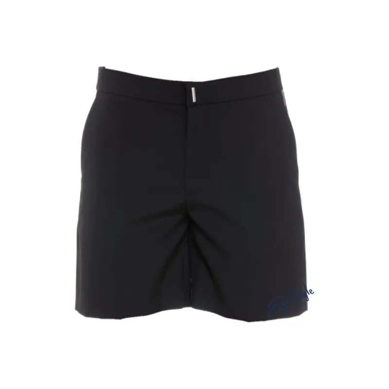 Givenchy Logo Plaque Bermuda Shorts-0