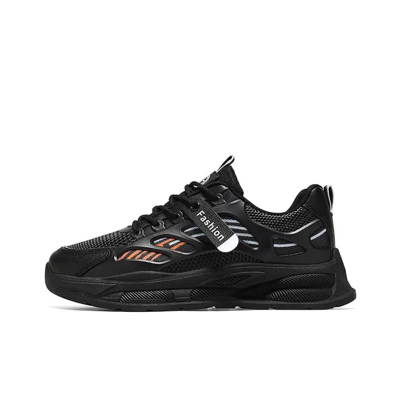 Yi Jiabao Abrasion Resistant Slip Resistant Low Top Chunky Sneakers Men's-0