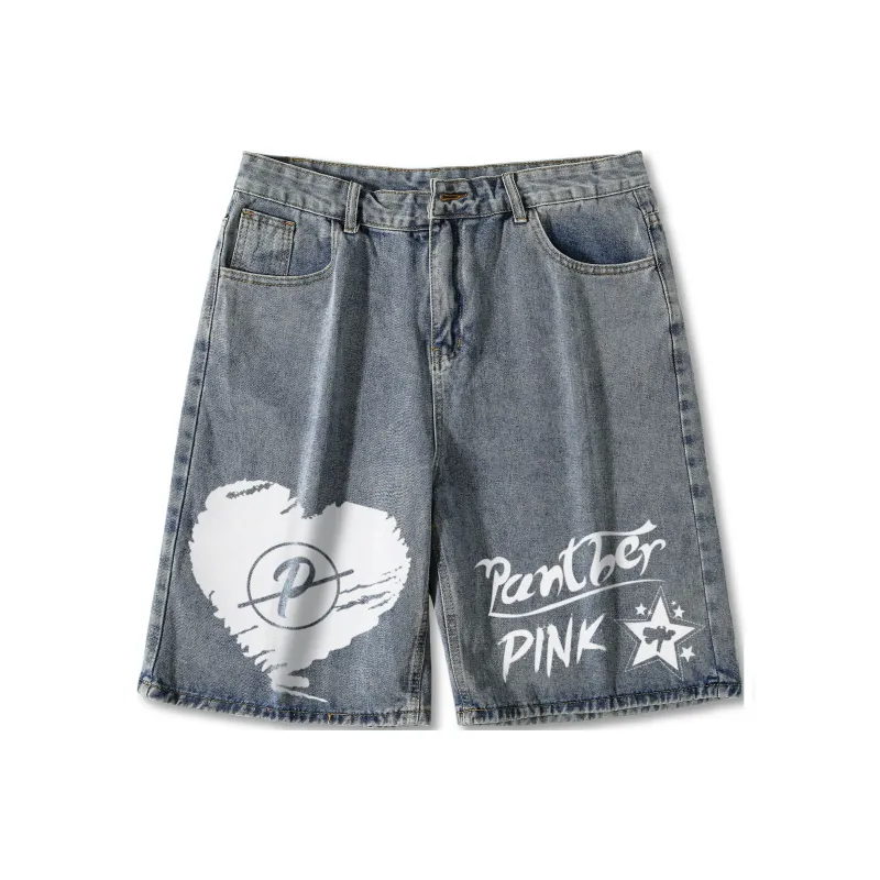 PINK PANTHER Denim Shorts Unisex-0