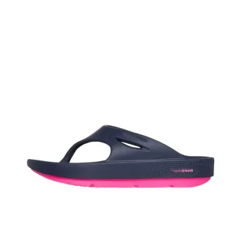 Skechers GO RECOVER Odor Resistant Slip Resistant Flip Flops Women's Dark Blue