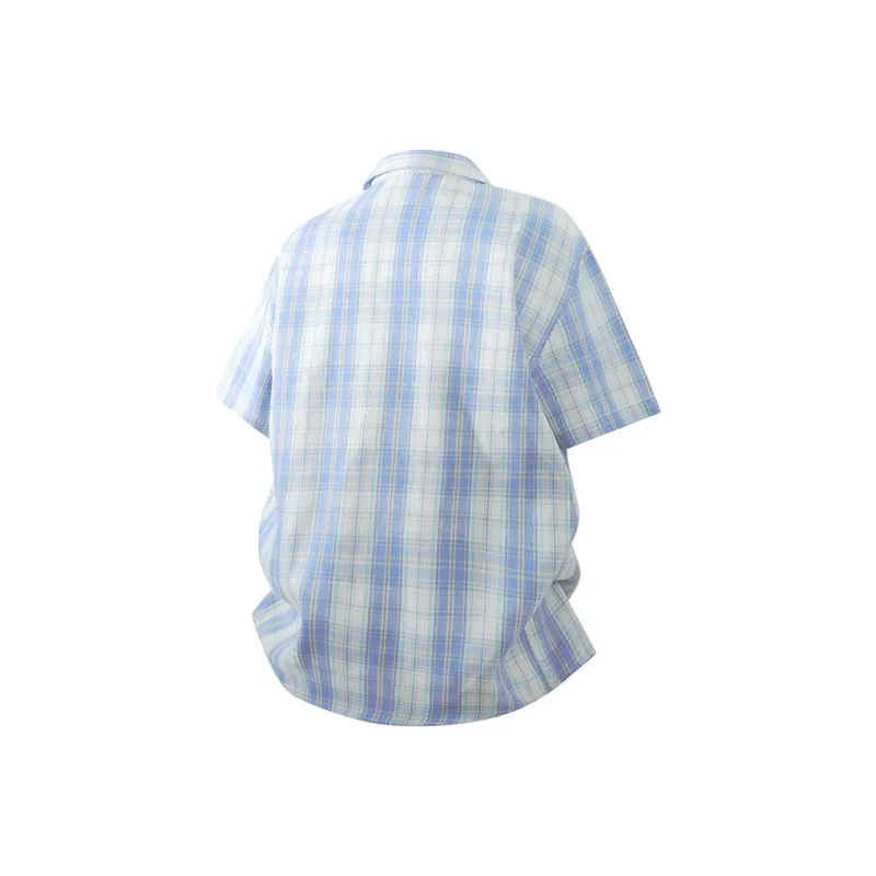 BRUMAIRE Shirt Unisex Light Blue Comes With Brooch-1