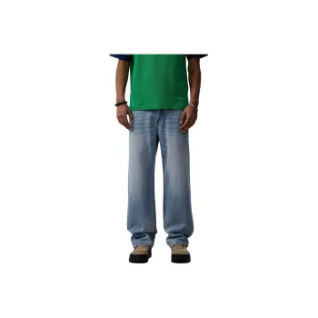 SONGS ALONG Jeans Unisex Light Blue