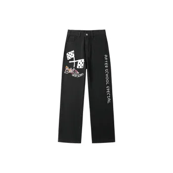 AFTER SCHOOL SPECIAL Jeans Unisex Black