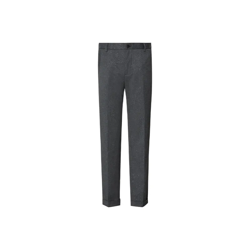 ANDREW MACKENZIE Suit Trouser Men's Dark Gray-0