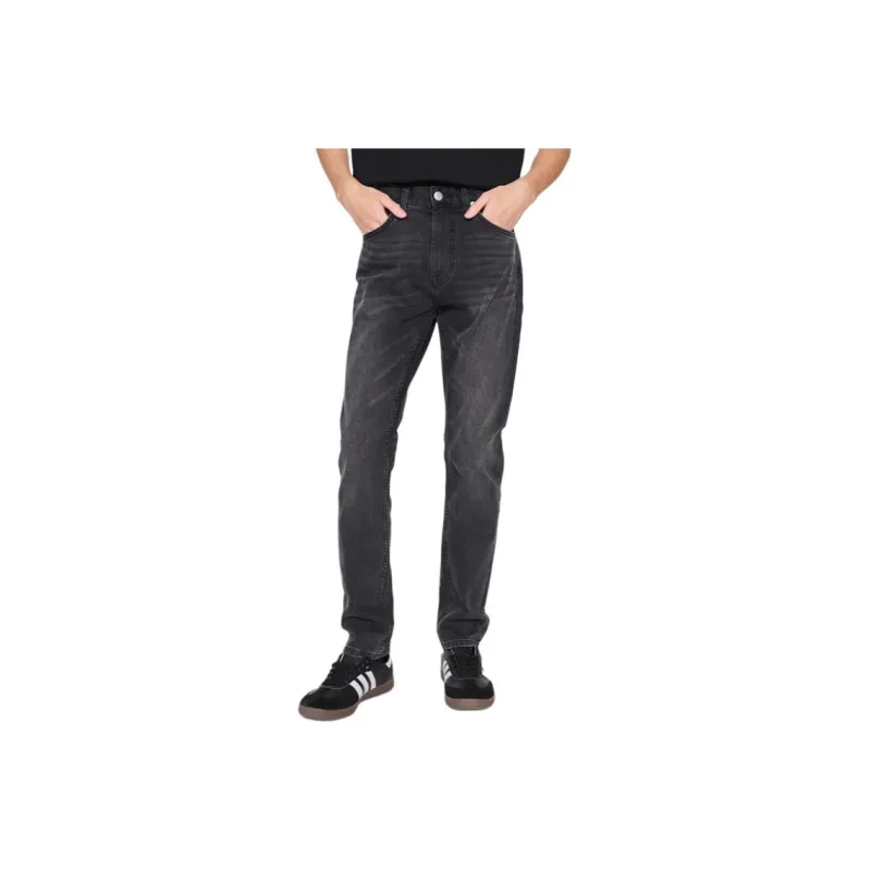 Lee SS25 Jeans Men's Black Gray Color-0