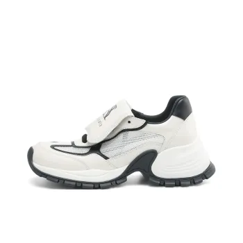Rosa Bianca Height Increasing Low Top Chunky Sneakers Women's Ecru