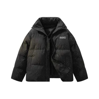 Crayon Shinchan Puffer Jacket Coat Unisex Black