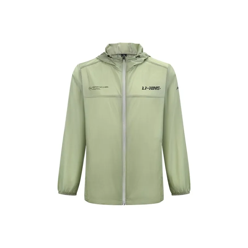 LiNing Trench Coat Unisex Grass Jasmine Green-0