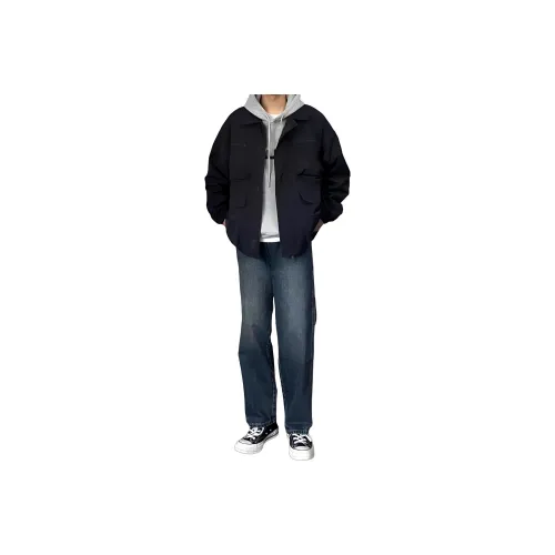 DUATOGE Jeans Men's Vintage Blue
