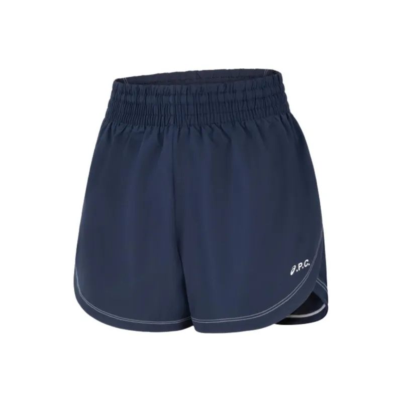Asics X Apc On Court 2 In 1 Shorts Dark Navy Blue-1