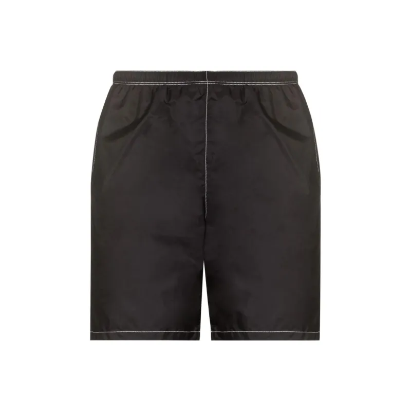 PRADA Logo plaque Swim Shorts-0
