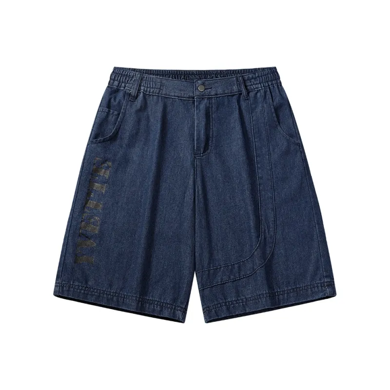 Yvette Denim Shorts Unisex Blue-0