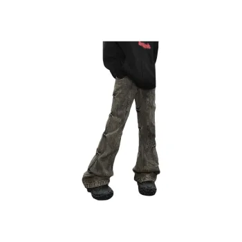MGXEK Jeans Unisex Black Gray