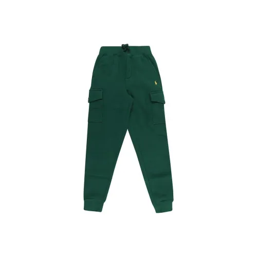 Ralph Lauren Logo Embroidered Drawstring Cargo Track Pants