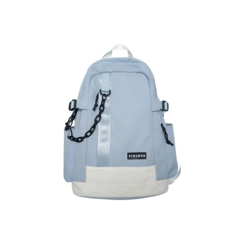 URBAN FOREST Polyester Backpack Unisex Blue/Green/Black/White