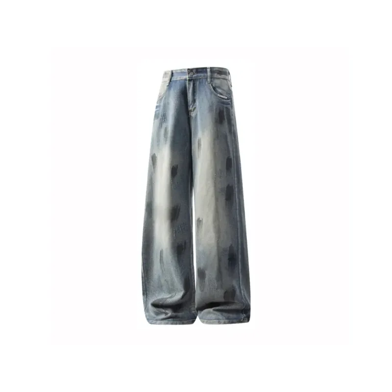 Yiwen Jeans Unisex Blue-0