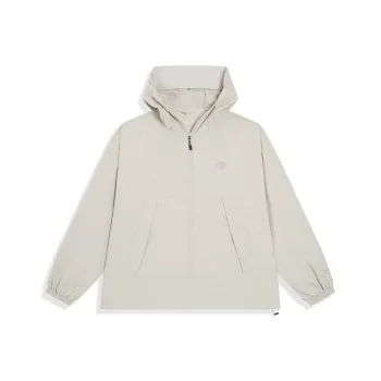 XTEP Trench Coat Unisex Durable Gray