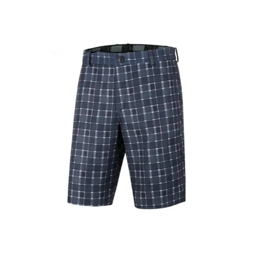 Nike Casual Shorts Men's Blue Plaid