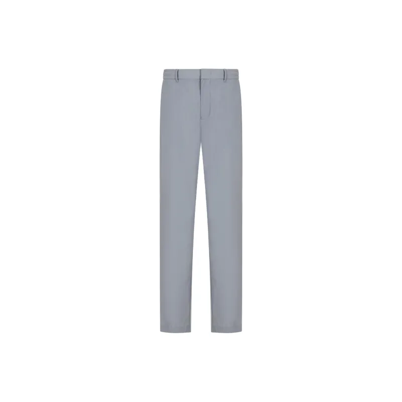 EMPORIO ARMANI Stretch Nylon Trousers With An Elasticated Back-0
