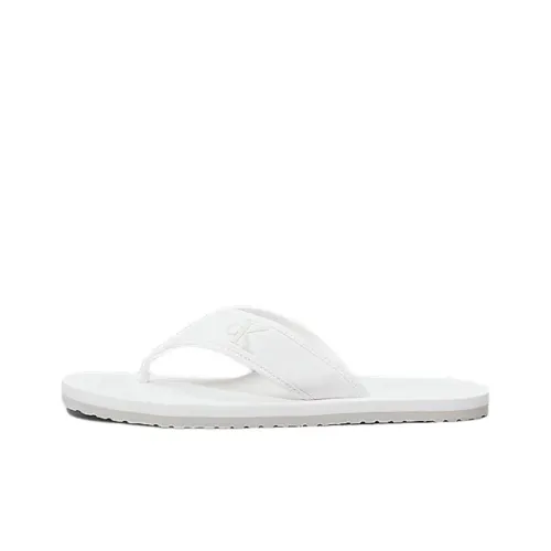 CKJ CALVIN KLEIN JEANS Flip Flops Men's White