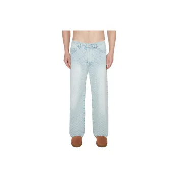 Misbhv Monogram Straight Leg Jeans
