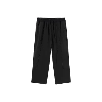 N MAX Casual Pants Men Black Trendy Black