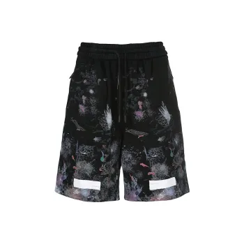 OFF WHITE Casual Shorts Men's Black