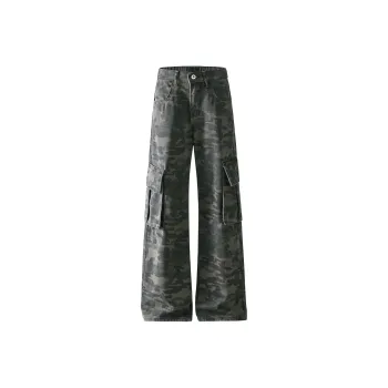 Ghost Mask Cargo Pants Unisex Camouflage