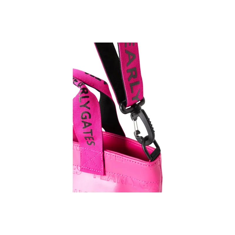 PEARLY GATES Leather Tote Bag, Shopping Bag, Shoulder Bag, Handbag Men's Fuchsia-2