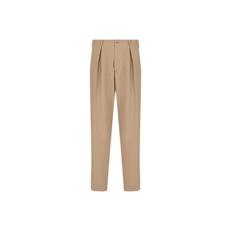 EMPORIO ARMANI Pleat detail Trousers-0