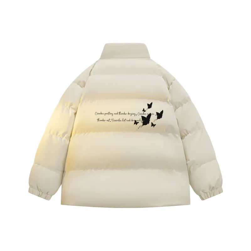 Small Columns Under The Sea Puffer Jacket Unisex-5