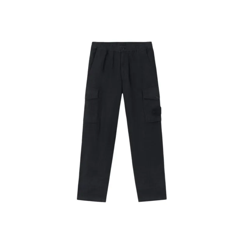 STONE ISLAND Ghost Collection SS25 Cargo Pants Men's Marine Blue-0