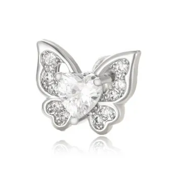 KwOnline Titanium Steel Stud Earrings Women's